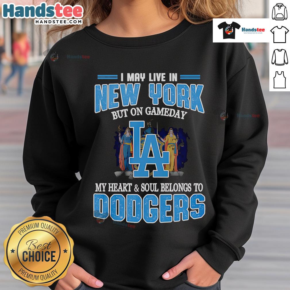 Stylish Dodgers sweatshirt showcasing pride for the team, perfect for game day in New York. Ideal for fans and supporters.