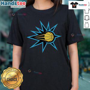Nice Indiana Pacers Basketball Boom Ladies Tee featuring team colors and logo, perfect for fans and casual wear.
