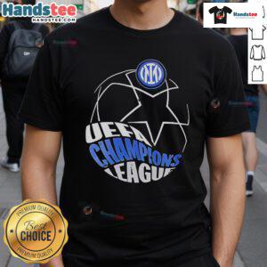 Nice Inter Milan Road to Munich UEFA Champions League Final 2025 T-Shirt featuring bold graphics and team colors.
