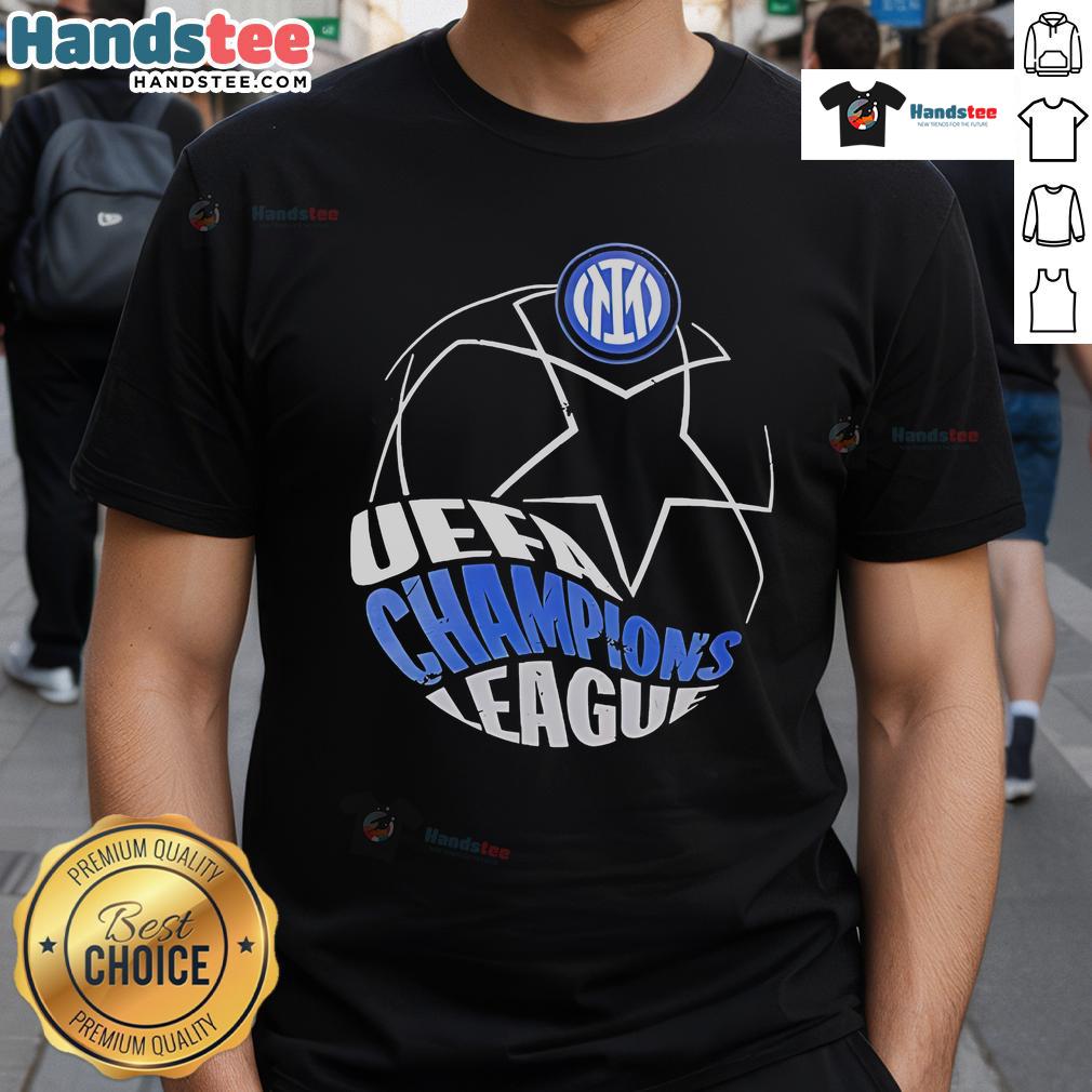 Nice Inter Milan Road to Munich UEFA Champions League Final 2025 T-Shirt featuring bold graphics and team colors.