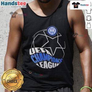 Nice Inter Milan Road to Munich UEFA Champions League Final 2025 tank top featuring vibrant team colors and logo.