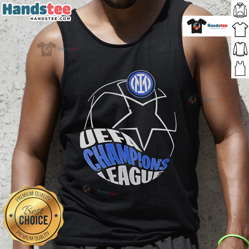 Nice Inter Milan Road to Munich UEFA Champions League Final 2025 tank top featuring vibrant team colors and logo.