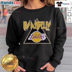 Stylish Nice Los Angeles Lakers Angus sweatshirt featuring vibrant team colors and logo, perfect for Lakers fans.