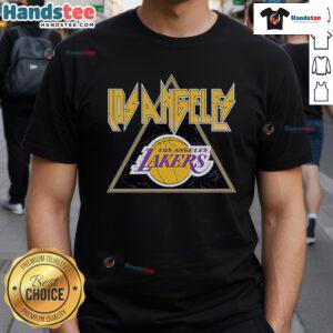 Nice Los Angeles Lakers Angus T-Shirt featuring bold team colors and logo, perfect for fans and casual wear.