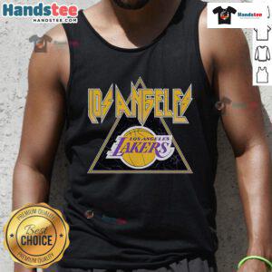 Stylish Nice Los Angeles Lakers Angus Tank Top featuring bold team graphics, perfect for game day and casual wear.