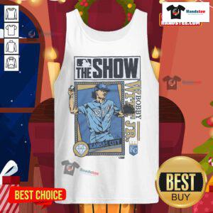 Stylish Nice MLB The Show Royals Bobby Witt Jr. tank top, perfect for baseball fans and summer wear.