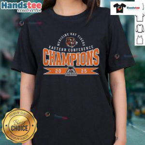 Nice Medicine Hat Tigers Eastern Conference Champions 2025 ladies tee showcasing team pride and stylish design.