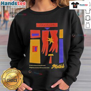 Colorful abstract design on Nice Mothe Photobooth sweatshirt, perfect for stylish and unique fashion lovers.