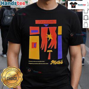 Stylish Nice Moth Photobooth Abstract T-Shirt featuring vibrant colors and unique design for a trendy look.