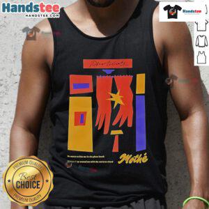 Abstract tank top from Nice Mother featuring vibrant colors, perfect for summer fashion and stylish photo booth sessions.