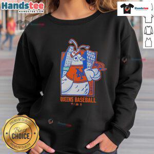 Alt Text: Nice New York Mets pigeon design sweatshirt, perfect for baseball fans in Queens, showcasing team spirit and style.