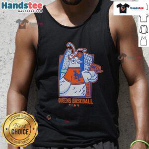 Stylish New York Mets pigeon graphic tank top, perfect for baseball fans in Queens. Trendy summer wear for any game day.