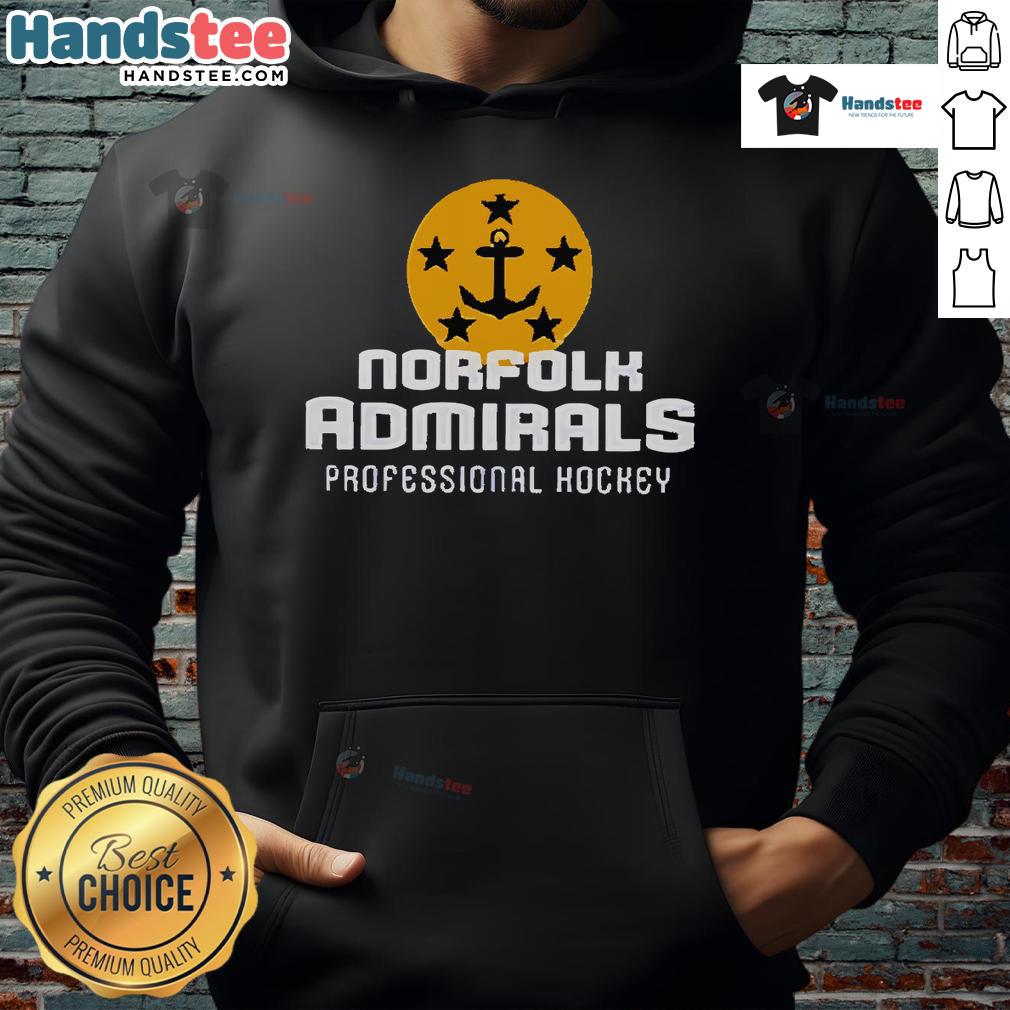 Nice Norfolk Admirals 2025 ECHL Kelly Cup Playoffs hoodie, featuring team logo and vibrant colors for fans.