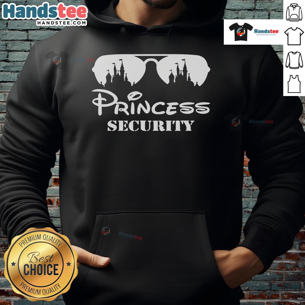 Nice Princess Security Mickey Hoodie featuring a cute Mickey Mouse design, perfect for Disney fans and cozy style.