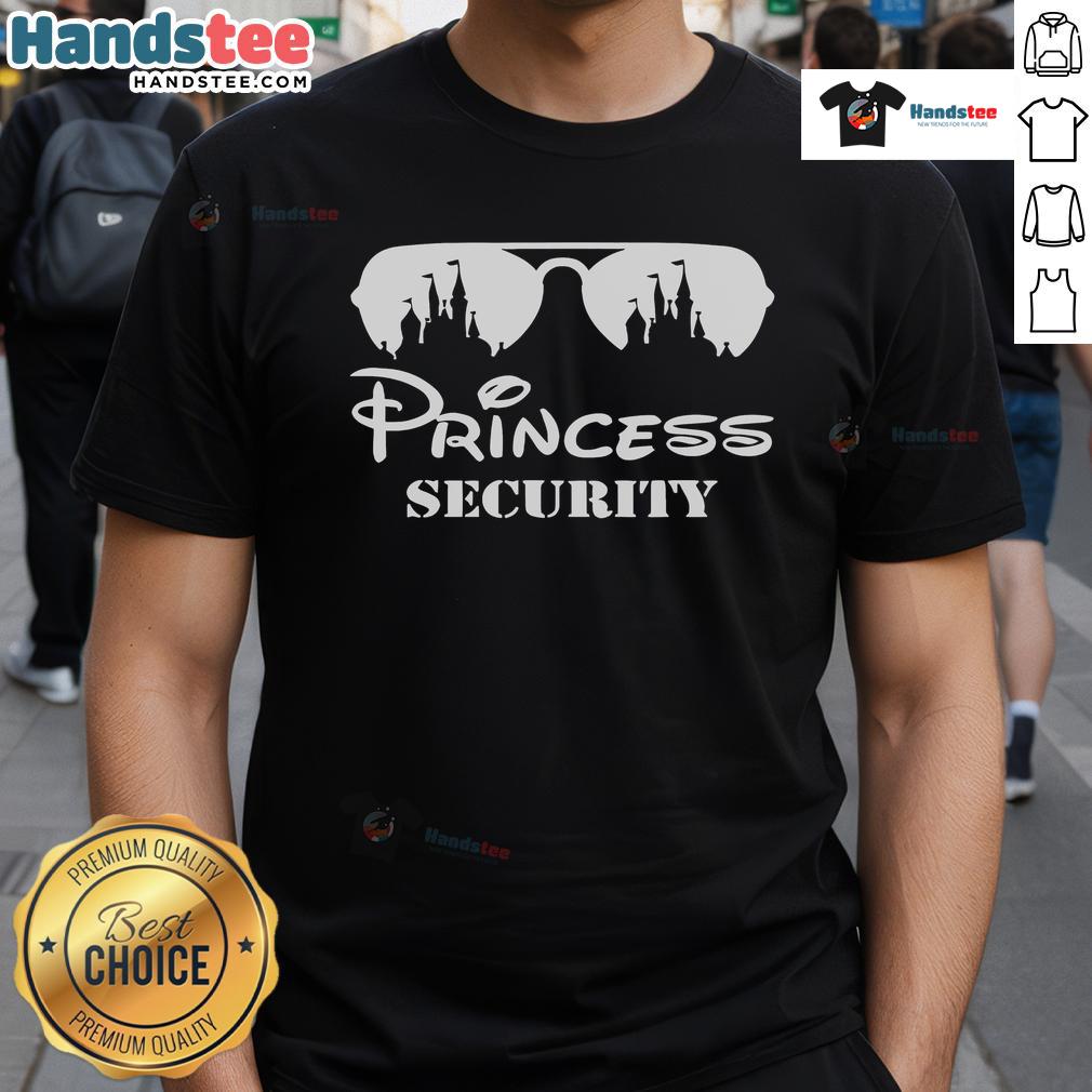 Nice Princess Security Mickey T-Shirt featuring Mickey Mouse in a fun security-themed design for kids and fans.