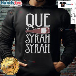 Nice-Que Syrah Syrah hoodie featuring a stylish design and comfortable fit, perfect for wine enthusiasts and casual wear.