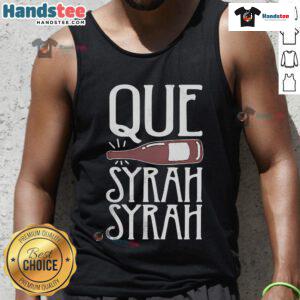 Stylish Nice Que Syrah Syrah tank top featuring a vibrant design, perfect for casual summer outings.