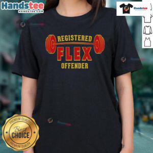 Nice Registered Flex Offender Ladies Tee in vibrant colors, perfect for casual wear and showcasing unique style.
