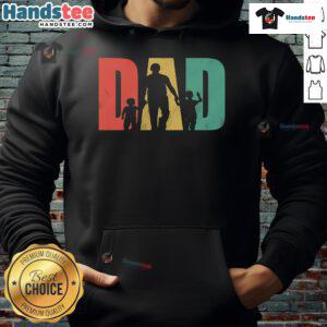 Nice Retro Dad Father's Day Hoodie featuring a vintage design, perfect for celebrating Father's Day in style.