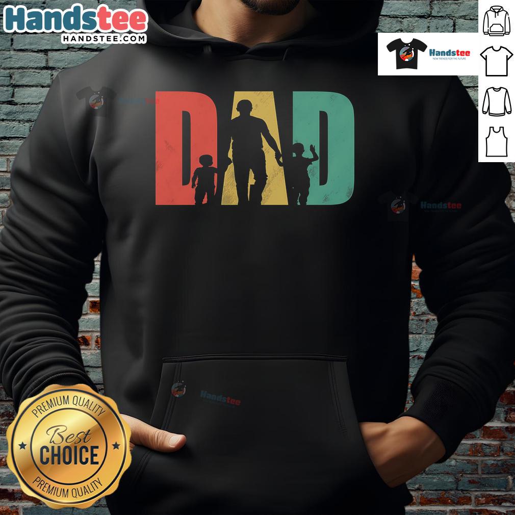Nice Retro Dad Father's Day Hoodie featuring a vintage design, perfect for celebrating Father's Day in style.