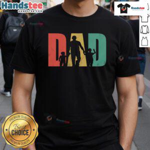 Nice Retro Dad Fathers Day T-Shirt featuring vintage design and bold lettering, perfect gift for Father's Day celebrations.