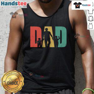 Nice retro dad Father's Day tank top featuring a vintage design perfect for celebrating dads on their special day.