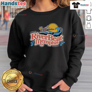 Tom Lee Park Music Festival sweatshirt featuring the Nice Riverbeat Memphis design, perfect for Mempho adventure lovers.