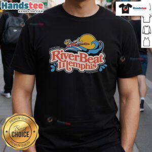 Memphis music festival T-shirt featuring Nice Riverbeat design for the Mempho Adventure at Tom Lee Park.