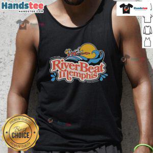 Person wearing a tank top at the Nice Riverbeat Memphis Festival in Tom Lee Park, enjoying music and adventure.