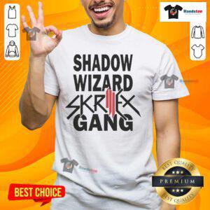 Alt Text: Nice Shadow Wizard Skrillex Gang T-Shirt featuring bold graphics and vibrant colors, perfect for fans of Skrillex.