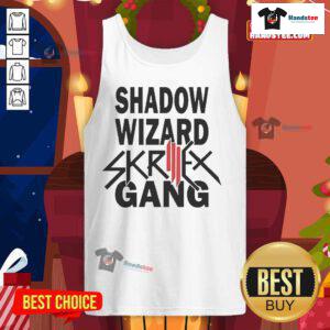 Nice Shadow Wizard Skrillex Gang tank top featuring vibrant graphics and a stylish design, perfect for music festival fans.