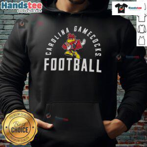 Alt Text: Cool Nice South Carolina Gamecocks Football Cocky mascot hoodie for fans, featuring vibrant team colors and logo.