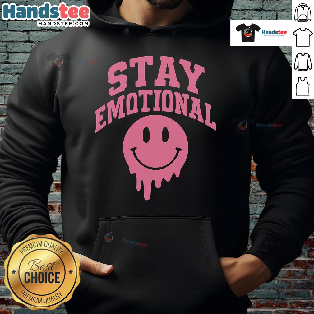 Cozy Nice Stay Emotional Hoodie in soft fabric, perfect for expressing feelings and staying stylish this season.