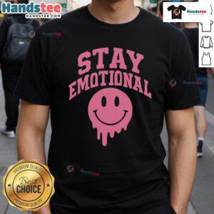Nice Stay Emotional T-Shirt featuring a colorful graphic design, perfect for expressing feelings and personal style.