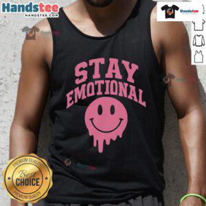 Emotional tank top from Nice Stay featuring a vibrant design, perfect for casual wear and expressing your feelings.