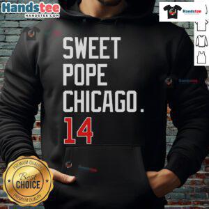 Nice Sweet Pope Chicago 14 Hoodie featuring a stylish design, perfect for fans of Chicago sports and trendy streetwear.