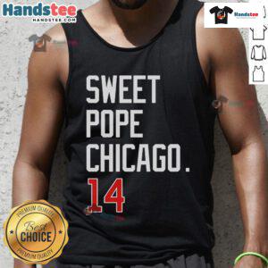 Nice Sweet Pope Chicago 14 Tank Top featuring vibrant graphics and a stylish design perfect for summer outings.