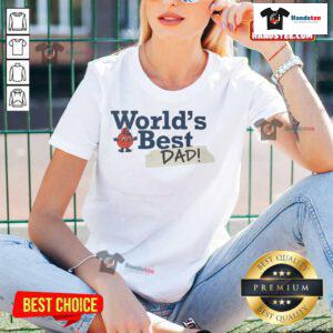 Nice Syracuse Orange World's Best Dad ladies tee featuring vibrant team colors and stylish design for proud fans.
