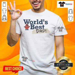 Alt Text: Syracuse Orange World's Best Dad T-Shirt featuring bold graphics and vibrant colors, perfect for proud dads.