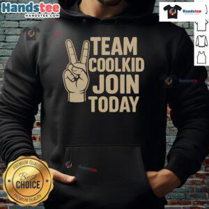 Join today in the Nice Team Cool Kid hoodie, featuring a stylish design perfect for young trendsetters.