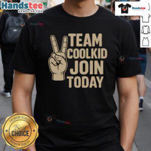 Nice Team Coolkid Join Today T-Shirt in vibrant colors, perfect for casual wear and showcasing team spirit.