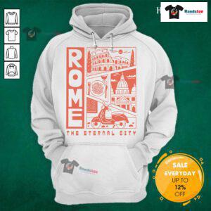 Alt Text: Stylish Wituka hoodie featuring 'Nice: The Eternal City' design, perfect for urban fashion enthusiasts.
