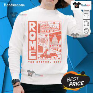 Stylish Wituka sweatshirt featuring 'Nice The Eternal City' design, perfect for casual outings and showcasing city pride.