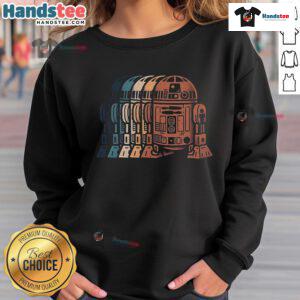 Stylish Nice The Way Of R2D2 Star Wars sweatshirt featuring iconic droid design, perfect for fans and casual wear.