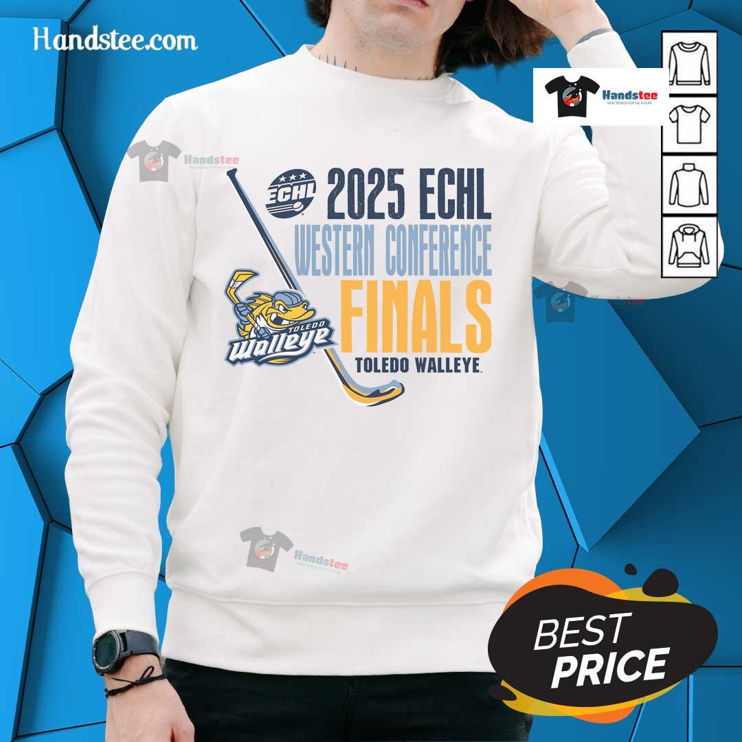 Nice Toledo Walleye sweatshirt featuring Landry from the Western Conference Finals, showcasing team spirit and style.