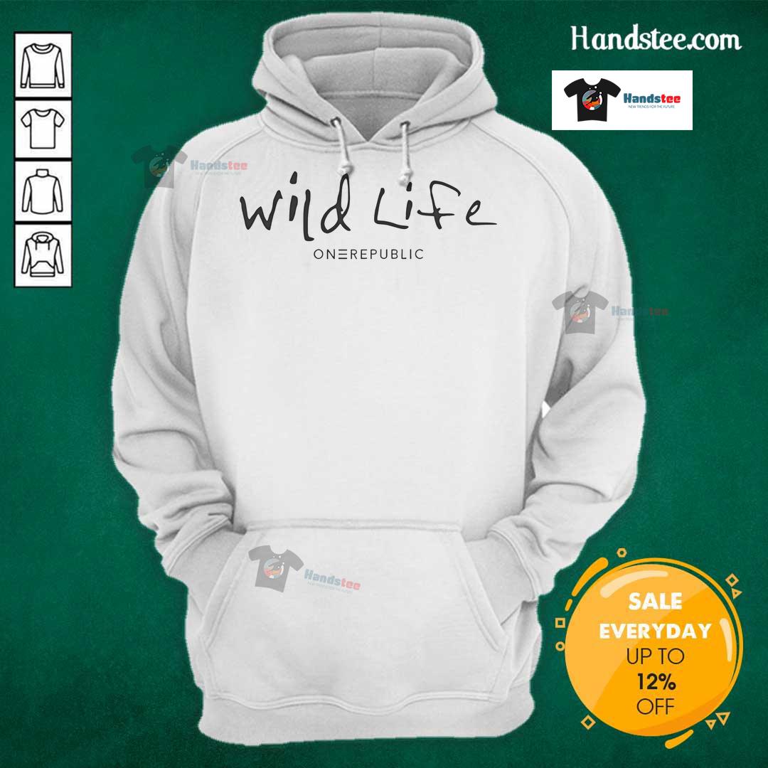 OneRepublic hoodie featuring a vibrant Nice Wildlife design, perfect for fans of the band and nature lovers alike.