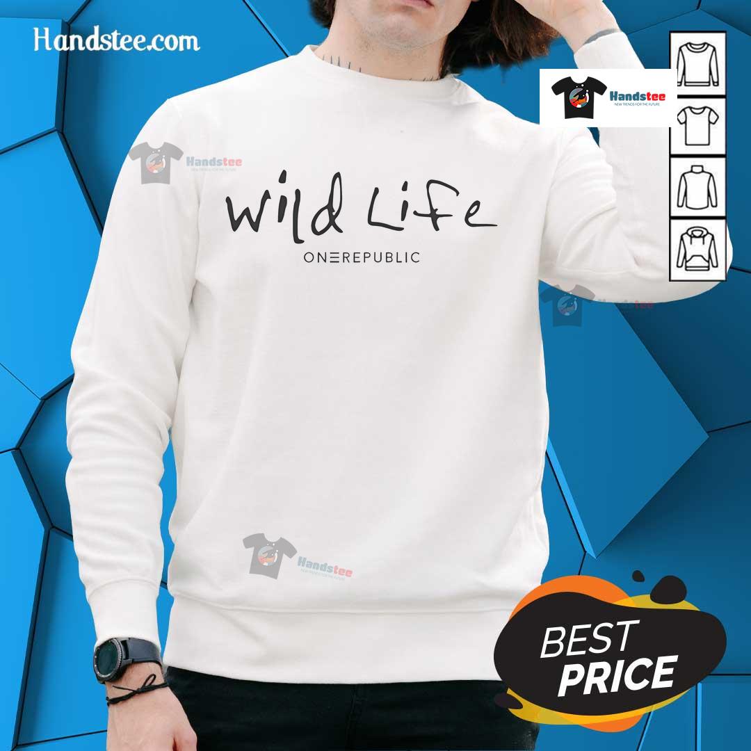 OneRepublic sweatshirt featuring Nice Wildlife design, perfect for fans of music and nature-inspired apparel.