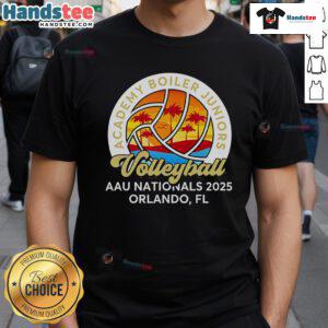 Official 2025 AAU Championships Orlando T-shirt featuring vibrant graphics and event logo for athletes and fans.