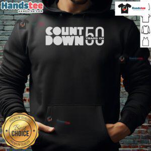 Official ABC Countdown 50 Years hoodie featuring vibrant design celebrating 50 years of ABC programming.