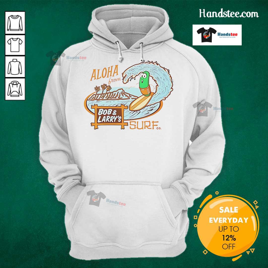 Official Aloha from Bob and Larry's Sure Hoodie featuring vibrant colors and fun design for fans of the show.